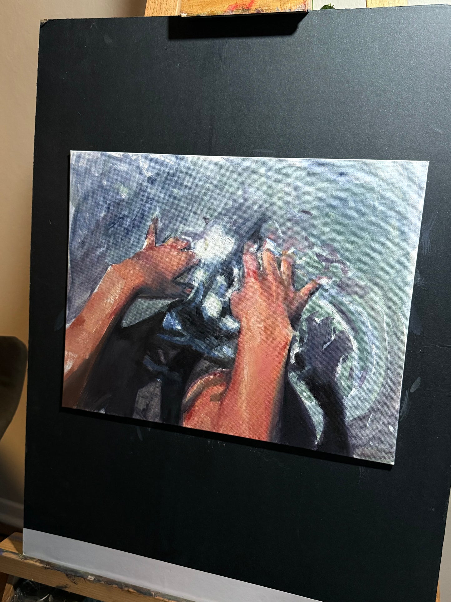 Study #4, "Nostalgia", Oil on Canvas Panel