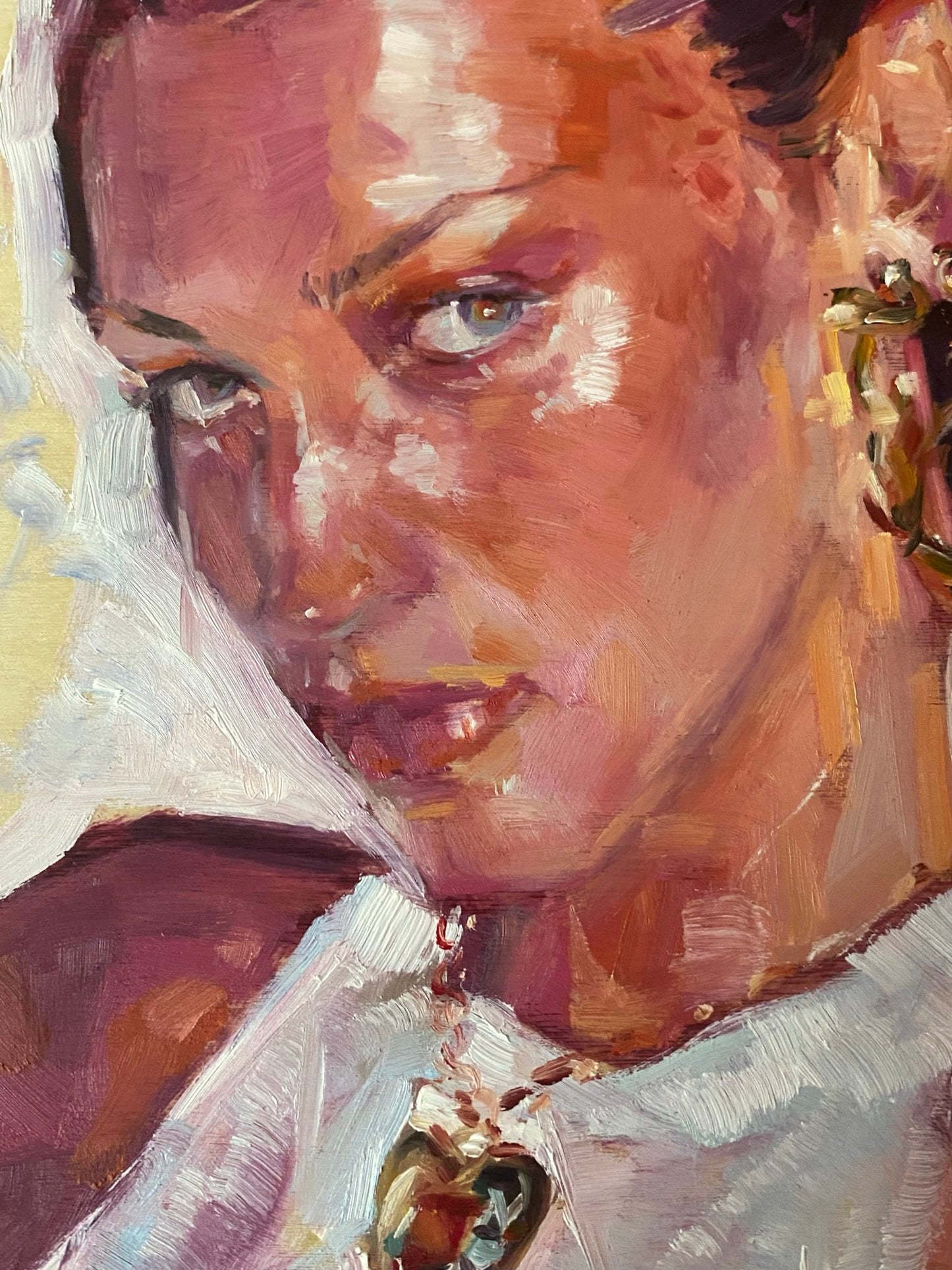 Study #1, "Bella", Oil on Wood Panel