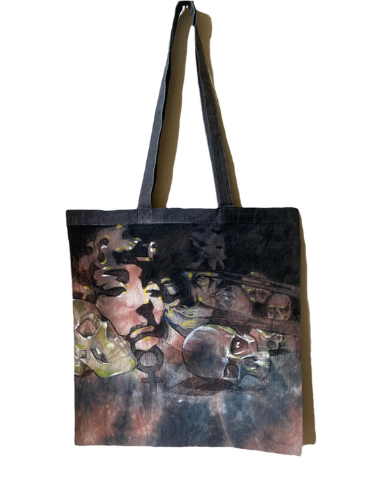 1/1 "Old Gods" Hand-Painted Tote