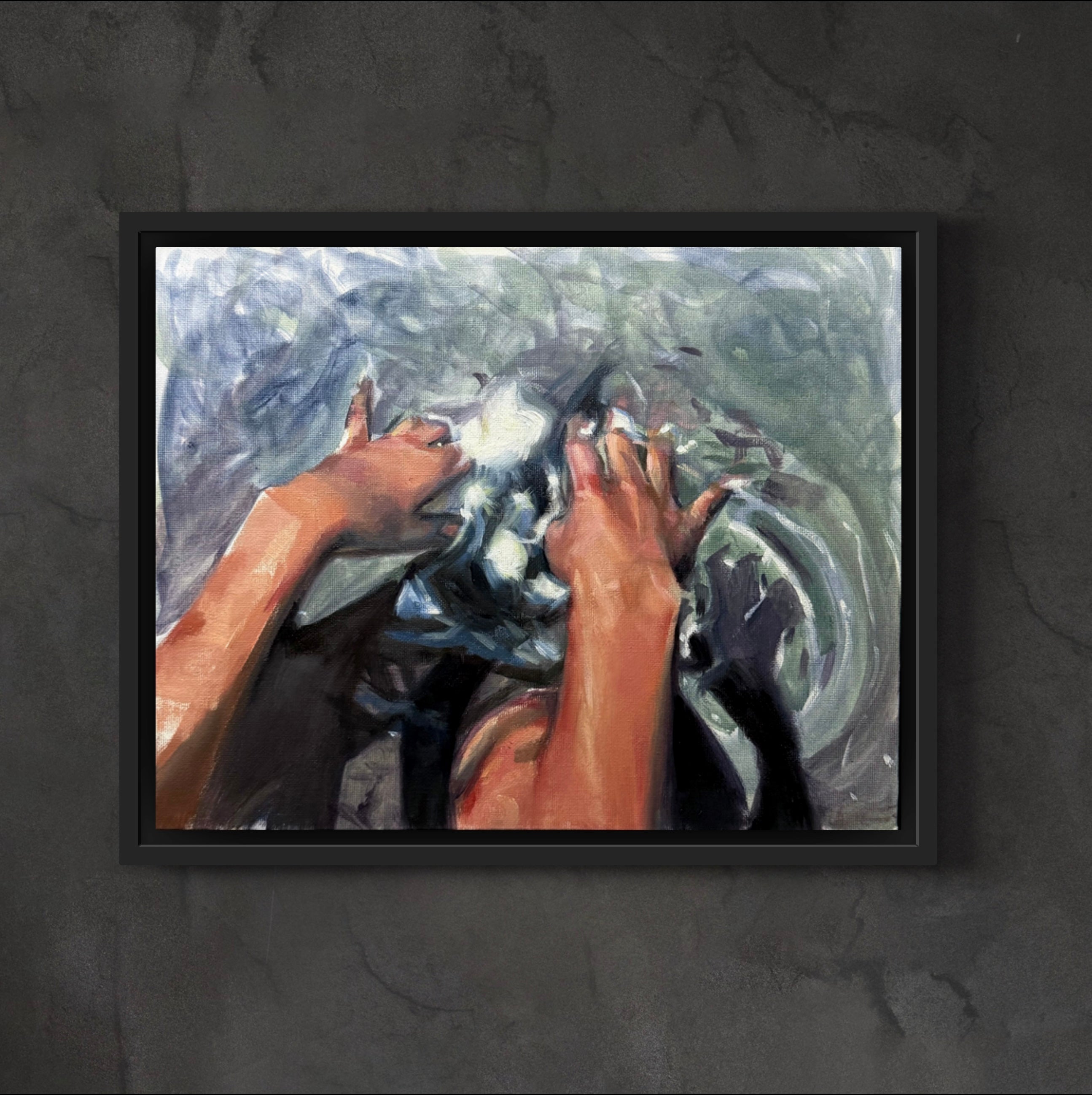Study #4, "Nostalgia", Oil on Canvas Panel