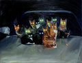 Study #2, "We Come in Peace", Oil on Canvas